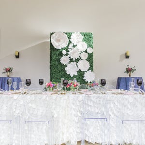 Large paper flowers in the colors of your choice Flowers ONLY