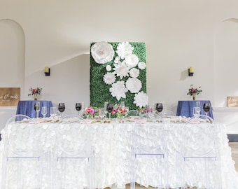 Large paper flowers in the colors of your choice Flowers ONLY