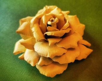 Long Stems Paper Roses on Stems Centerpieces bouquet Eco Friendly
