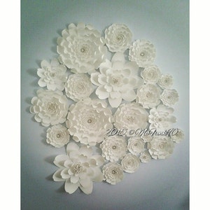 Weddings Large Paper Flowers in the colors of your choice