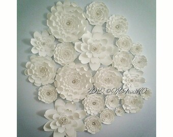 Weddings Large Paper Flowers in the colors of your choice
