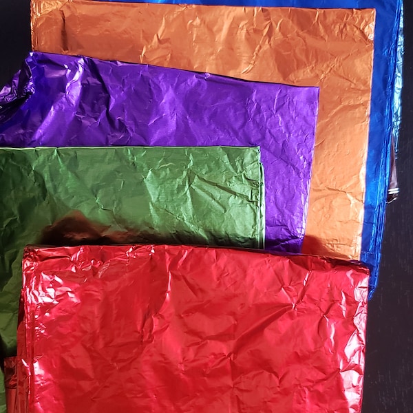 Colored foil - aluminum foil - craft foil