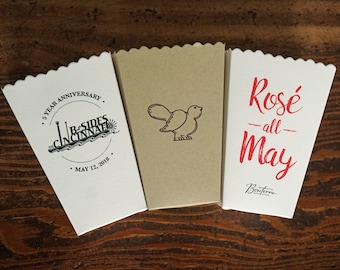 Corporate Trade Show Popcorn Gift Box - Mini Popcorn Favor Boxes - Custom Personalized Printed Logo - Bulk Gifts -Trade Show Giveaway