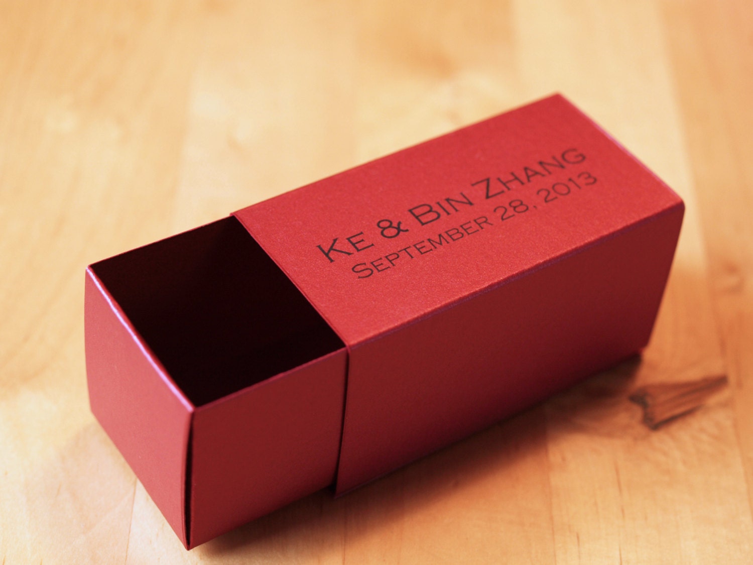 Truffle Favor Box Custom Slide Box Jordan Almond Wedding Etsy