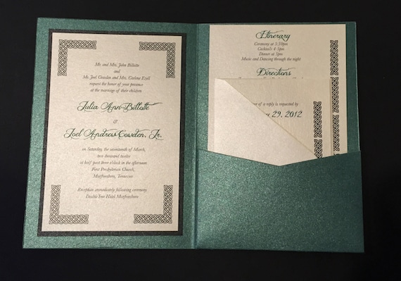 celtic wedding invitations