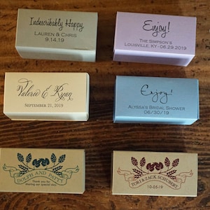 Bulk Wedding Favor Candy Box - Custom Truffle Favor Box - Candy Slide Box - Personalized Box - Jordan Almond Box