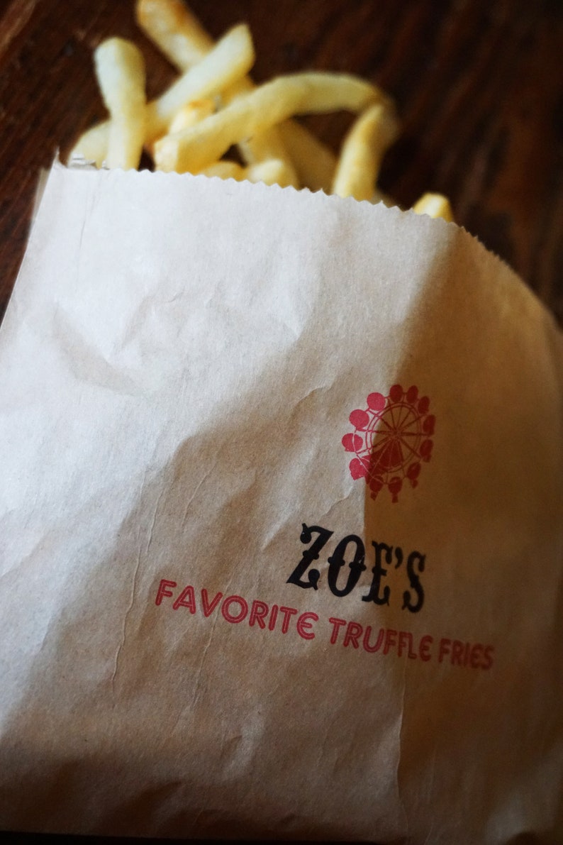 French Fry Party Bag Custom Printed Potato Chip Bagtortilla Etsy