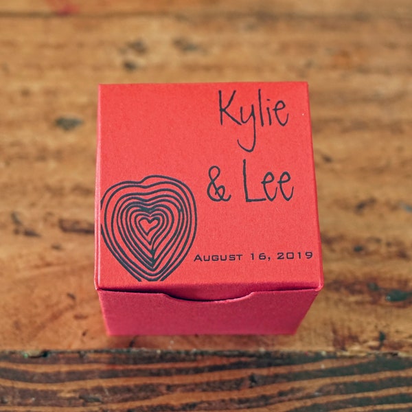 Wedding Favor Truffle Favor Gift Box - Candy Box - Custom Favor Box - Chocolate Candy Box - Personalized Gift Box - Jordan Almond Box