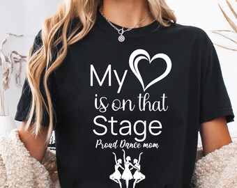 Dance Mom-T-shirt: comfortabel kleuren ringgesponnen katoenen T-shirt