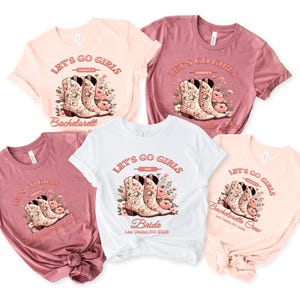 Let's go girls Bachelorette shirt, bachelorette trip t-shirts,Matching bachelorette party shirts,Bachelorette Tee shirts vegas, Group shirts