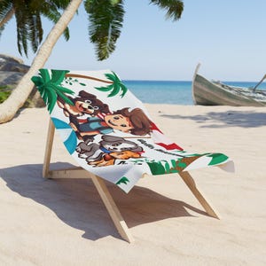 Toalla de playa personalizable n.° 1 ¡Hola, genial! Adorable toalla de playa para gatos y perros para alegrar tu día. Adorable toalla de playa para mascotas. Toalla extragrande para amantes de las mascotas.