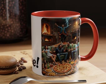 Personalizable #10 Morbzy Accent Ceramic Mug for All Occasions, Things Really Do Look Different After AI and A Few Drinks With Friends Cup