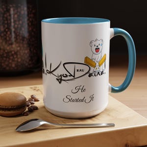 Personalizable Name #43 Custom Kyo Daina Journeys Accent Ceramic Mug (11, 15oz) for All Occasions, The Way of the Ninja Warrior Cup