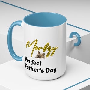 Taza de cerámica personalizable con acento Morbzy n.° 14 para todas las ocasiones. Las cosas realmente se ven diferentes después de una taza con IA y algunas bebidas con amigos.