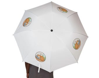 Here, Kitty Kitty #2 Semi-Automatic Foldable Umbrella, Our Adventure Rain Buddy