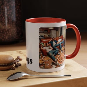 Tasse en céramique personnalisée n°5 Morbzy pour toutes les occasions, les choses sont vraiment différentes après l'IA et quelques verres avec des amis