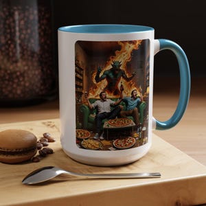 Tasse en céramique personnalisable n°1 Morbzy pour toutes les occasions, les choses sont vraiment différentes après l'IA et quelques verres avec des amis