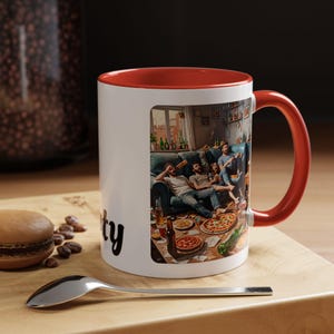 Tasse personnalisée #8 Morbzy Accent en céramique pour toutes les occasions, les choses sont vraiment différentes après l'IA et quelques verres avec des amis