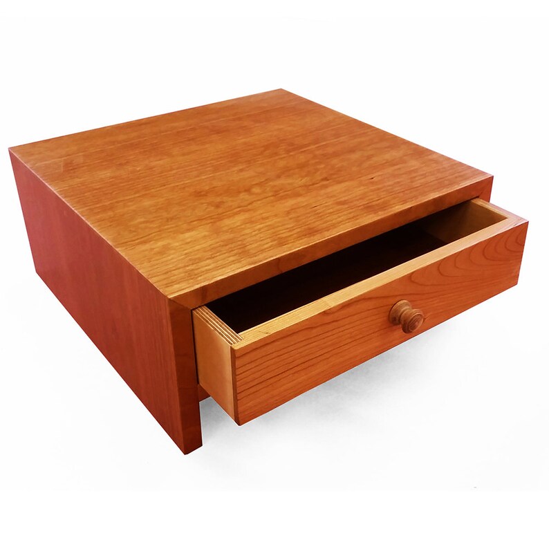 Contemporary Computer Monitor Stand And Desk Organizer With Drawer