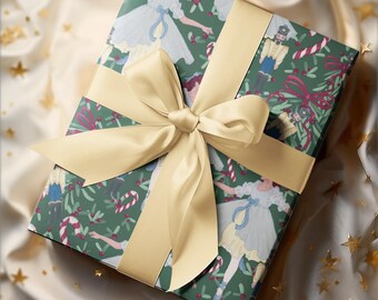 Nutcracker Clara Wrapping Paper | Ballet Christmas Gift Wrap