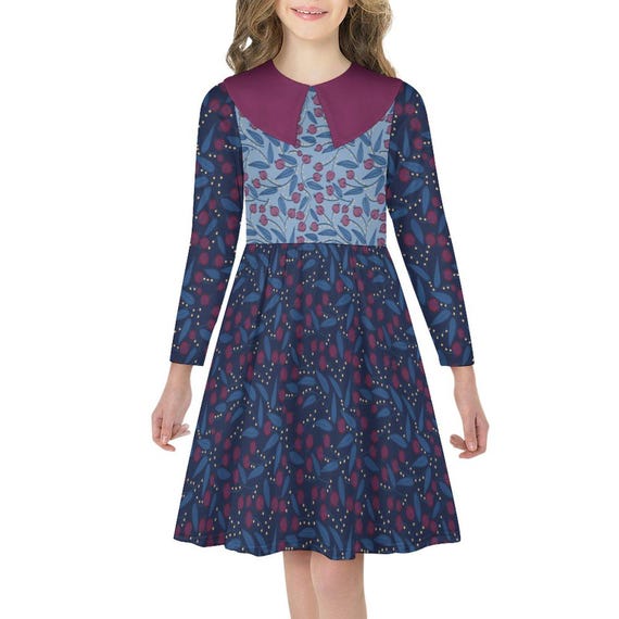 navy blue dress for baby girl Never Better Dress Winterberry L main image 0