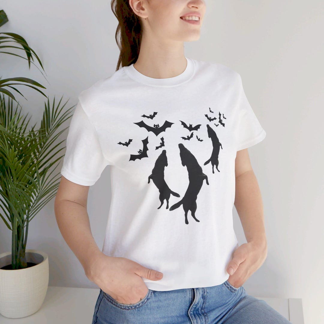 Bats and Dogs All Hallows Eve - Etsy