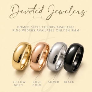 Our Father's Prayer Wedding Band, Bible Verse Wedding Band, Biblical Verse Ring, The Lord's Prayer Tungsten Ring, Christian Heavenly Prayer image 2