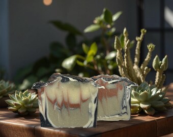 Succulent Soap: Natural Clay, Vegan, Tranquil Oasis