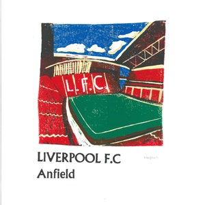 Liverpool FC Lino and Letterpress Print