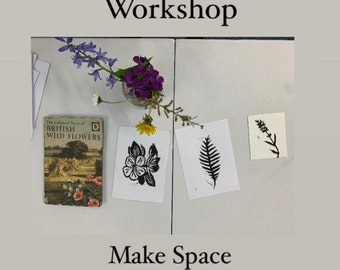 Botanical Linocut Workshop - Thursday 30th May 7-9pm at Make Space, Hitchin