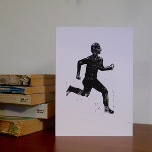 Runner Handprinted kaart