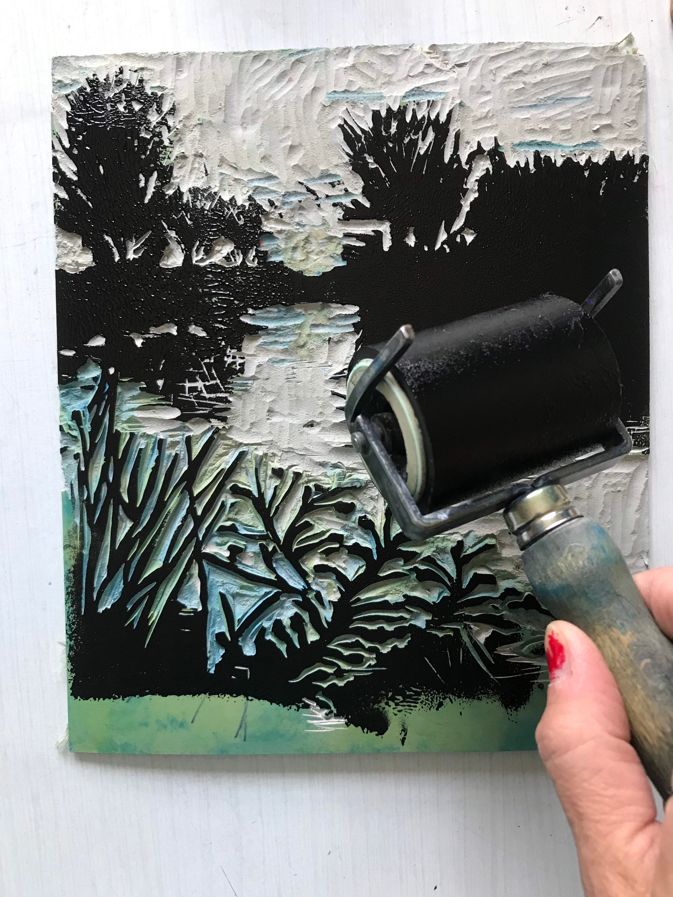 Sale❗️リリパットレーン429☆GRANTCHESTER MEDOWS Grantchester Meadows Lino and Letterpress Print - Etsy
