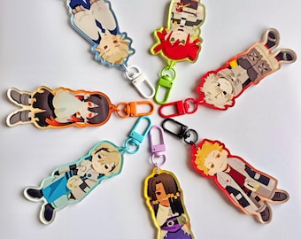 trash anime charms