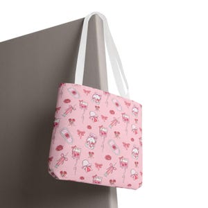 ナース トートバッグ 医療アイコン スタイリッシュなトートバッグ 女性小児看護師用トートバッグ スクラブや必需品を入れる ショッピングトートバッグ 助産師 卒業式