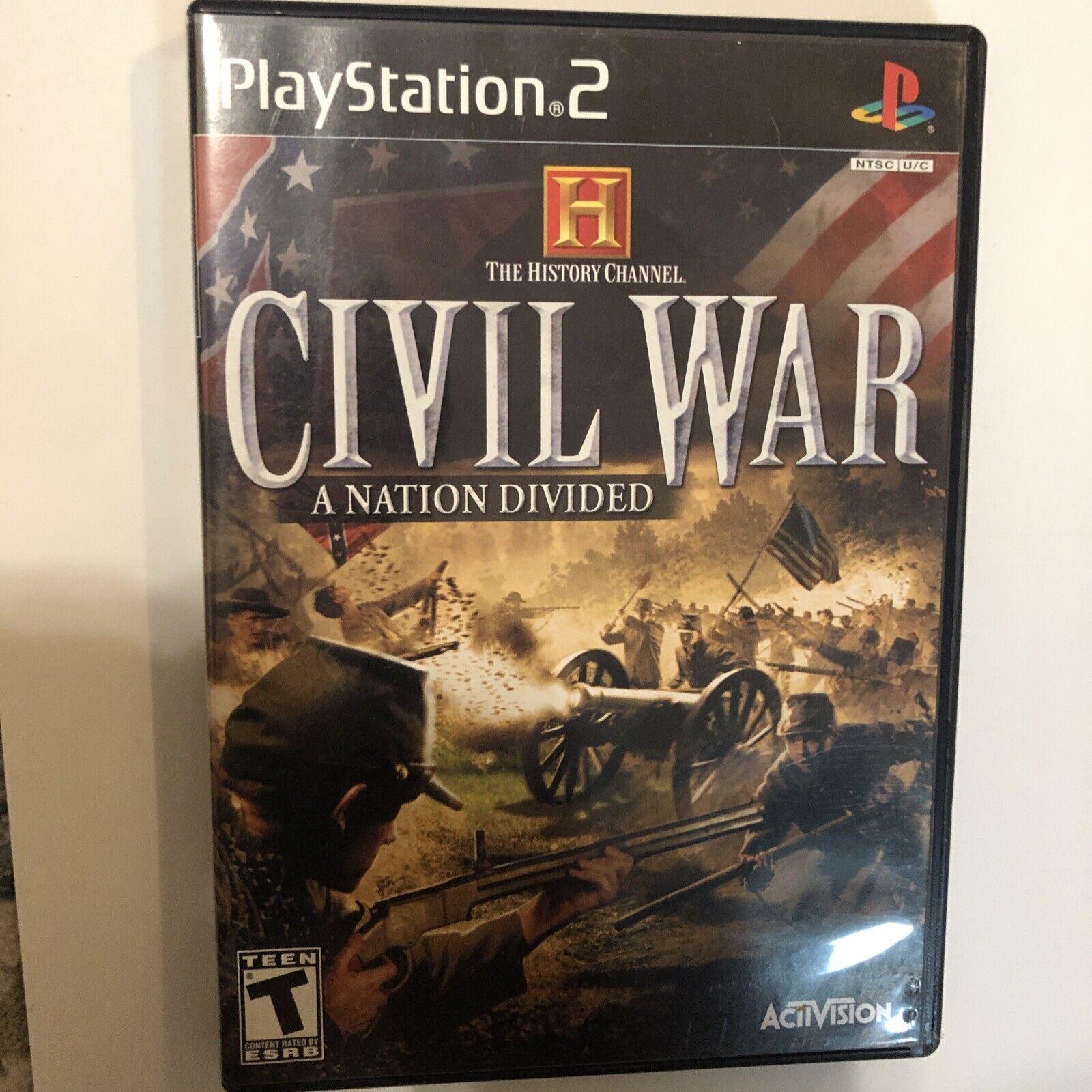 History Channel: Civil War -- A Nation Divided (sony Playstation 2