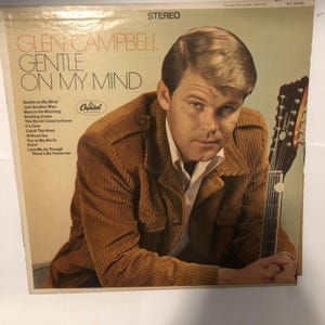 Glen Campbell Gentle On My Mind 12&quot; Vinyl LP Capitol ST-2809