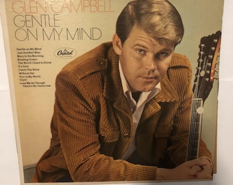 Glen Campbell Gentle On My Mind LP de vinilo de 12" Capitol ST-2809