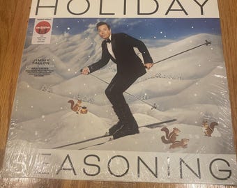 Jimmy Fallon Holiday Seasoning Peppermin Swirl LP Vinyl New