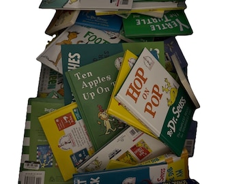 Lot of 50 Dr. Seuss Beginner & Bright and Early Hardcover Books