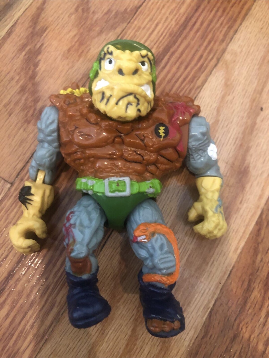 Vintage 1989 GENERAL TRAAG Action Figure Teenage Mutant Ninja Turtles ...