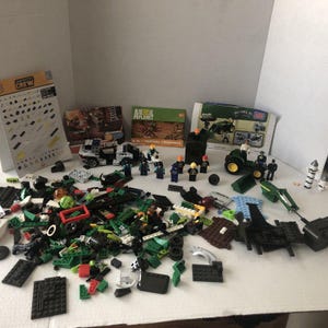 Lot Of Lego Random Mixed Parts w/ Manuals Parts LOT Assorted Bundle