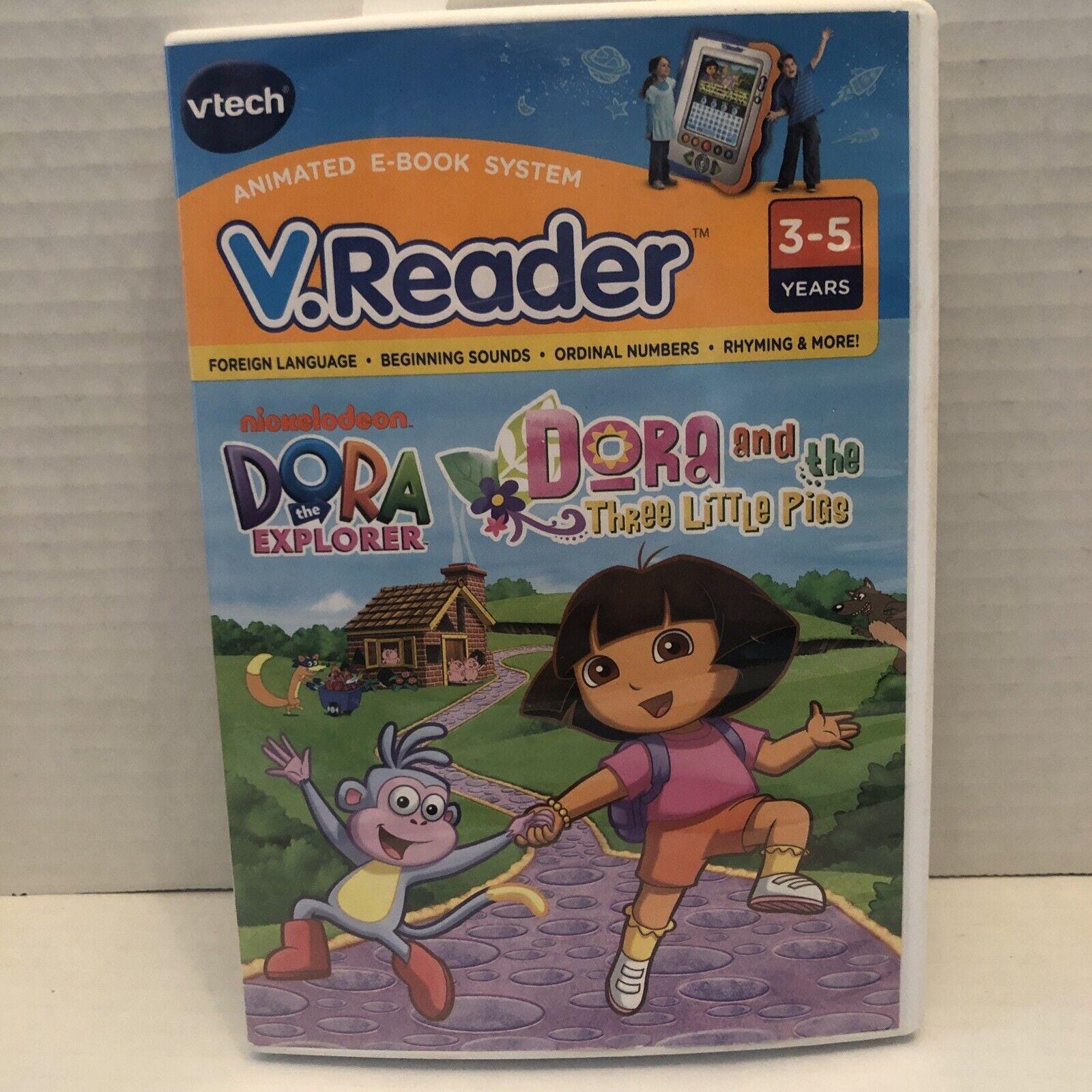 Vreader Dora the Explorer and the 3 Little Pigs E-reading