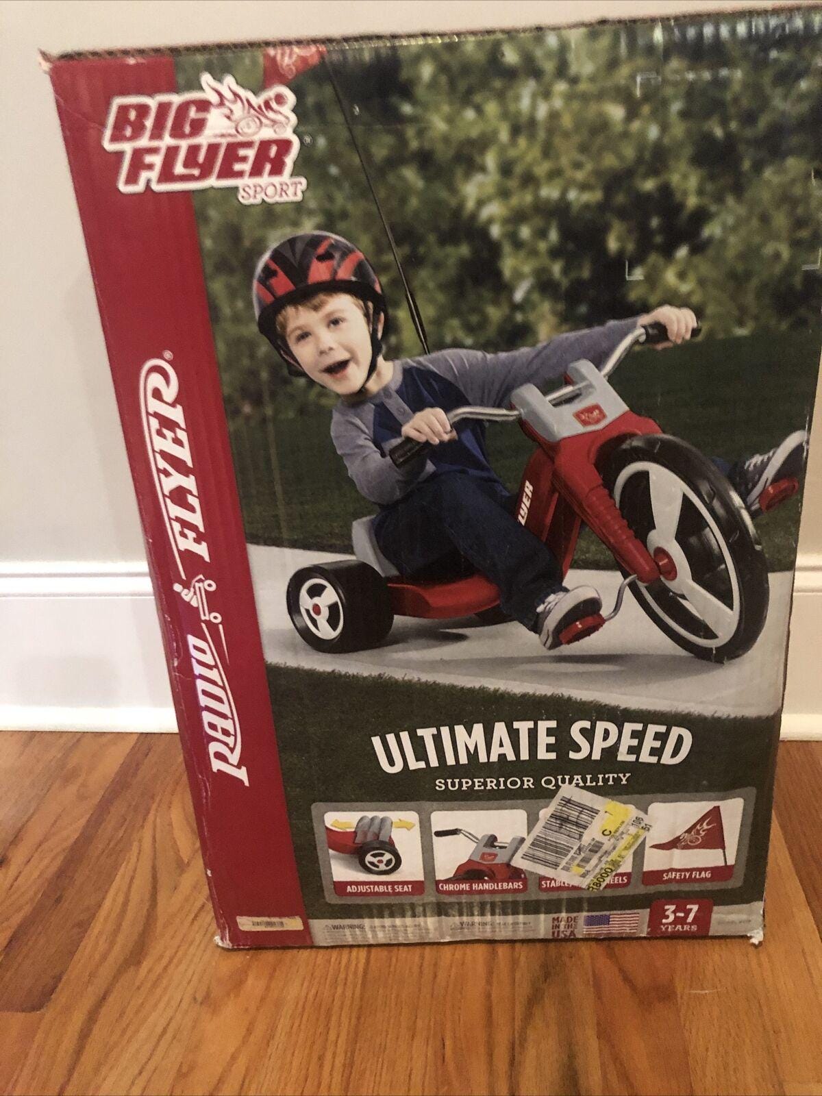 Adjustable Seat Radio Flyer Big Flyer Sport Trike Radio Flyer