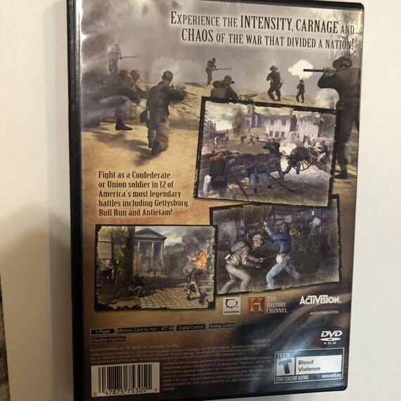 History Channel: Civil War -- A Nation Divided (sony Playstation 2