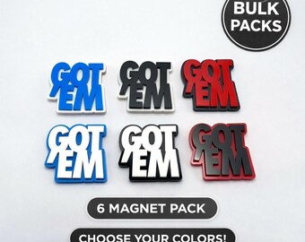 Bulk Got ’Em Magnets | Sneaker Ball Party Favors | Sneakerhead Fridge & Locker Magnets | Jordan Birthday Party Decor | Shoe Box Goody Treat