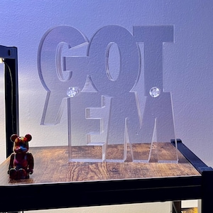 Got ‘EM Decor, Large Display Sign, Sneakerhead Gift, Art for Sneaker Closet, Gift for Sneaker Room, Man Cave Sneaker Decor, Hypebeast Decor