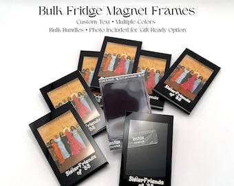 Bulk Personalized Instax Mini Frame Party Favor, Magnetic Polaroid Photo Frame, Birthday Event Party Favors, Custom Keepsake for Guests