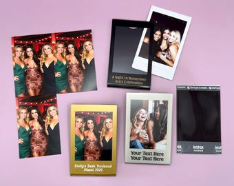 Custom Instax Mini Frame, Bachelorette Party Favor, Personalized Bridal Shower Polaroid Keepsake, Bridesmaid Proposal Gift, Girls Trip Favor