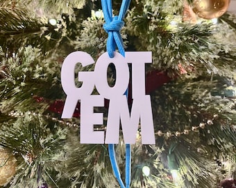 Got ‘Em Acrylic Ornament: Sneakerhead Holiday Decor