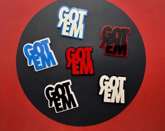 Got ’Em Magnet 2 Pack Set | Sneakerhead Gift for Him | Sneaker Fridge Magnet | Shoe Collector Room Decor